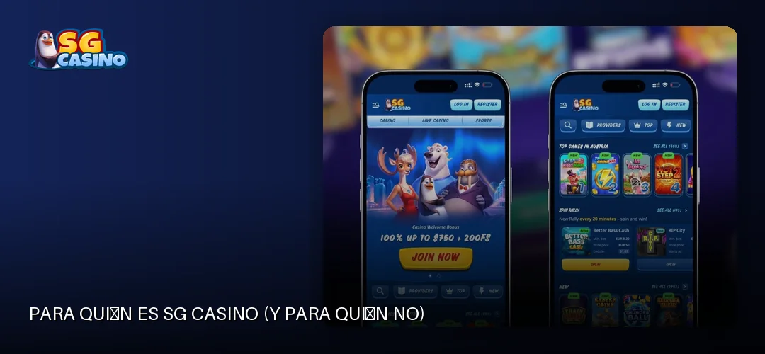 Para quién es SG Casino (y para quién no)
