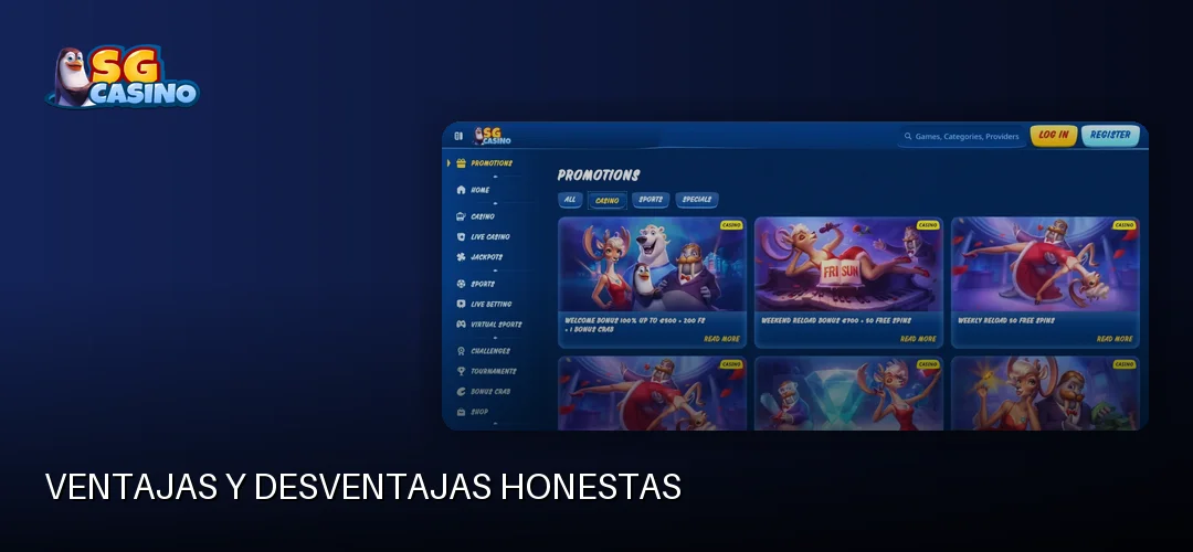 Ventajas y desventajas honestas